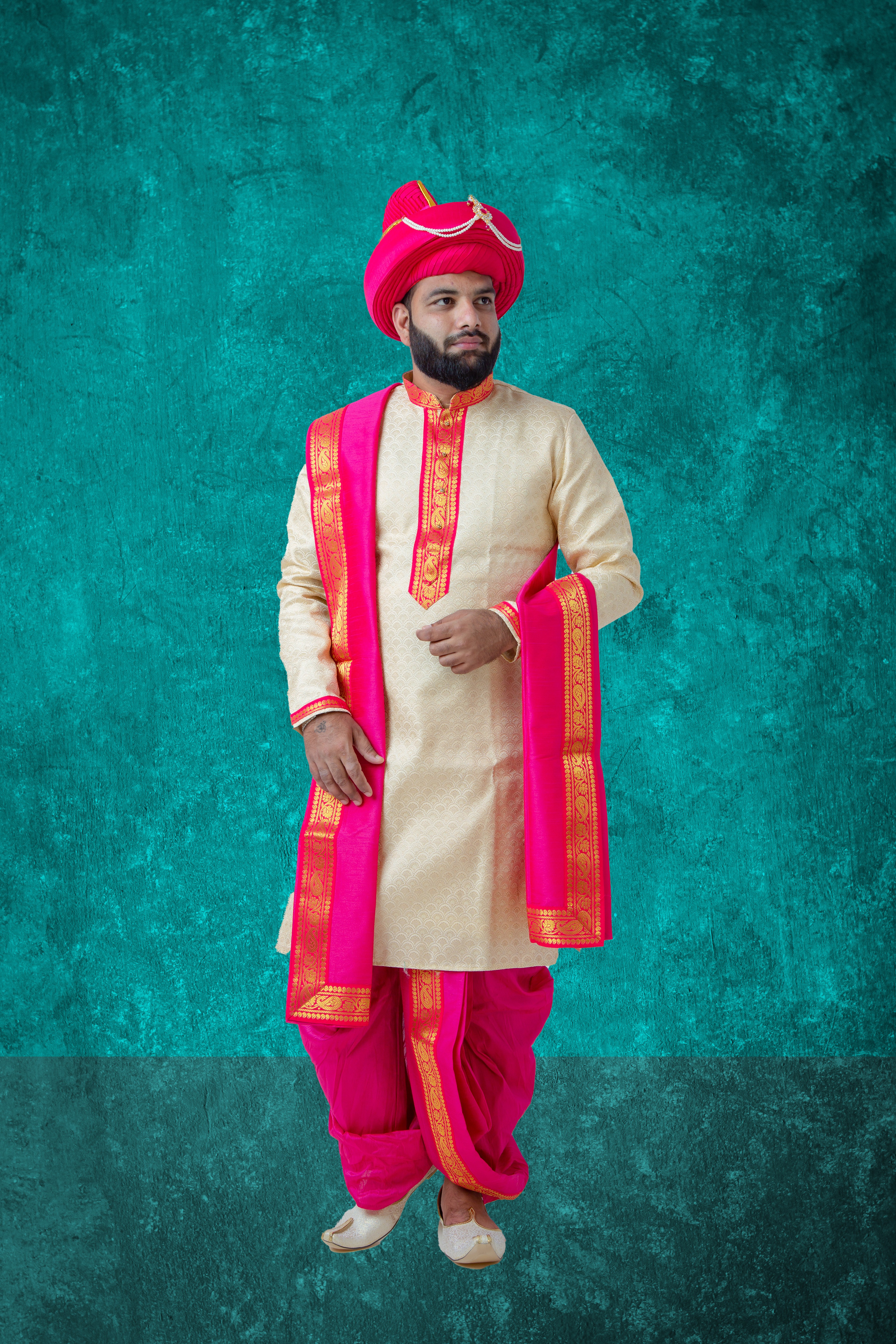 Handsome Boy In Indian Traditional Attire Posing For Camera Pune Maharashtra  Stock Photo - Download Image Now - iStock